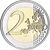  Монета 2 евро 2019 «100 лет всеобщему избирательному праву» Люксембург, фото 2 