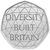  Монета 50 пенсов 2020 «Многонациональная Британия» Великобритания, фото 1 