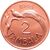  Монета 2 тамбала 1995 «Райская птица» Малави, фото 1 