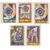  5 почтовых марок «VI Всемирный фестиваль молодежи и студентов в Москве» СССР 1957 (без перфорации), фото 1 